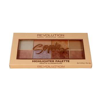 Paleta rozświetlaczy prasowany Makeup RevolutionN
